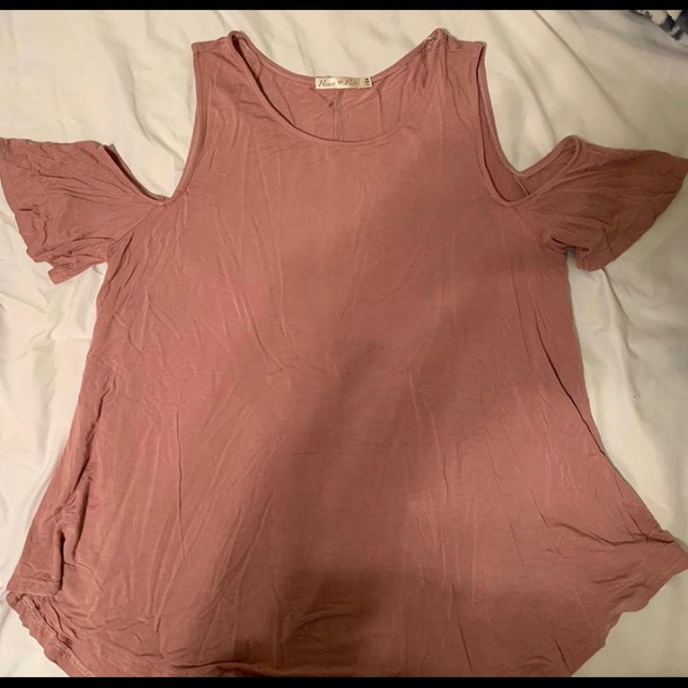 Open shoulder blouse